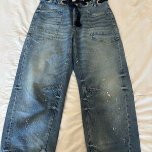We The Free Moxie Pull-On Barrel Jeans